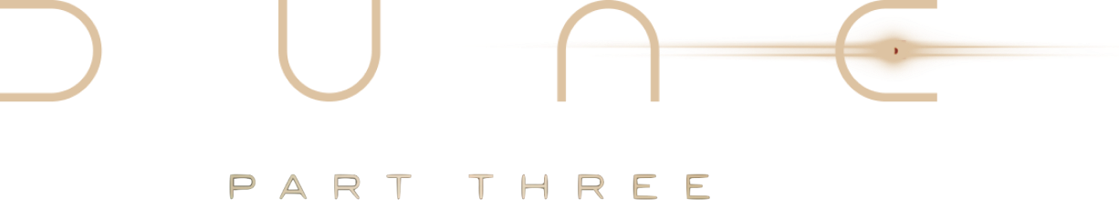Dune: Part Three movie logo
