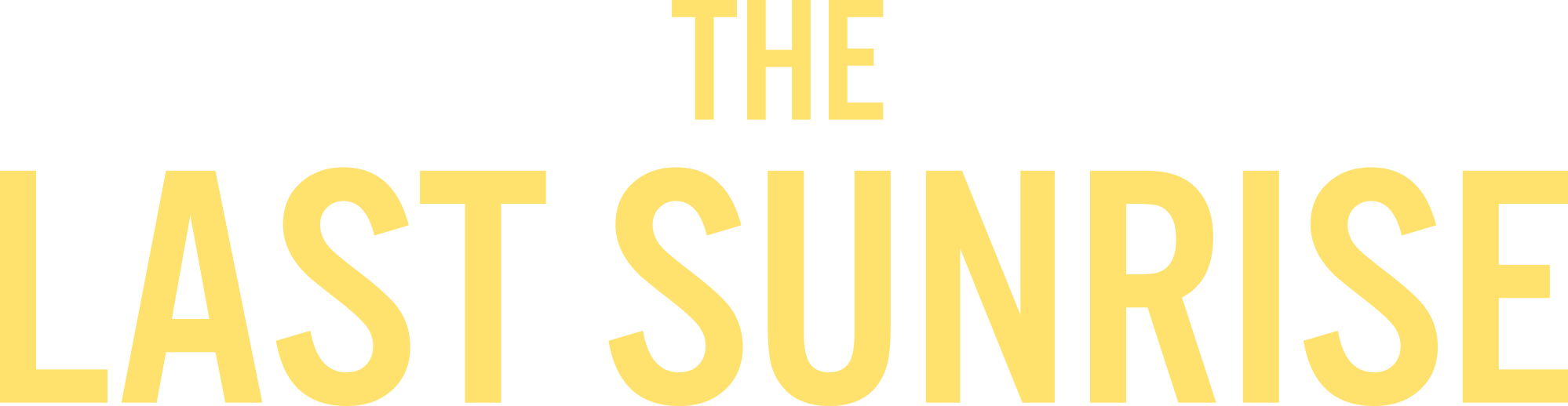 The Last Sunrise - Movie Logo The Last Sunrise movie logo