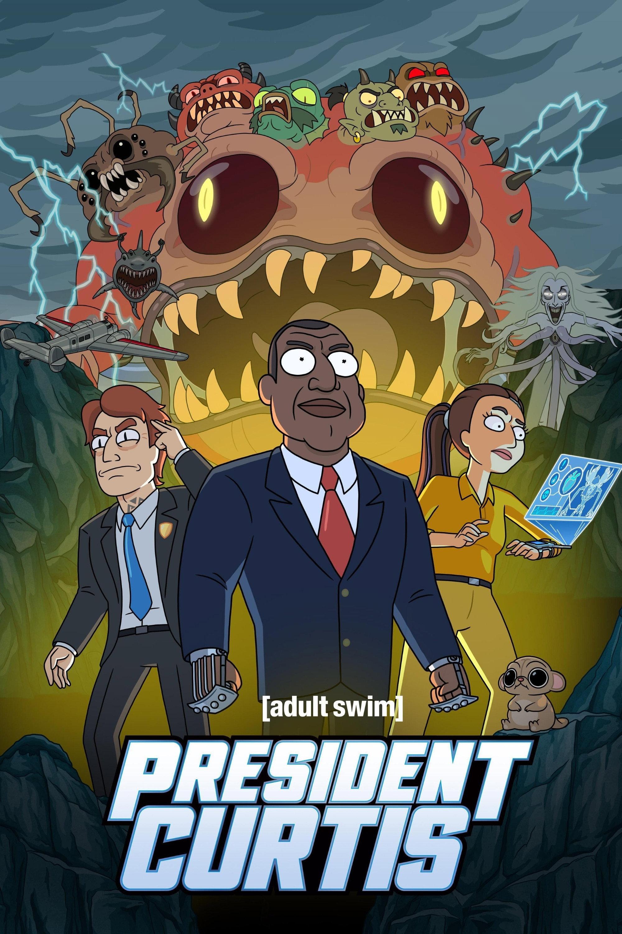 President Curtis tv poster